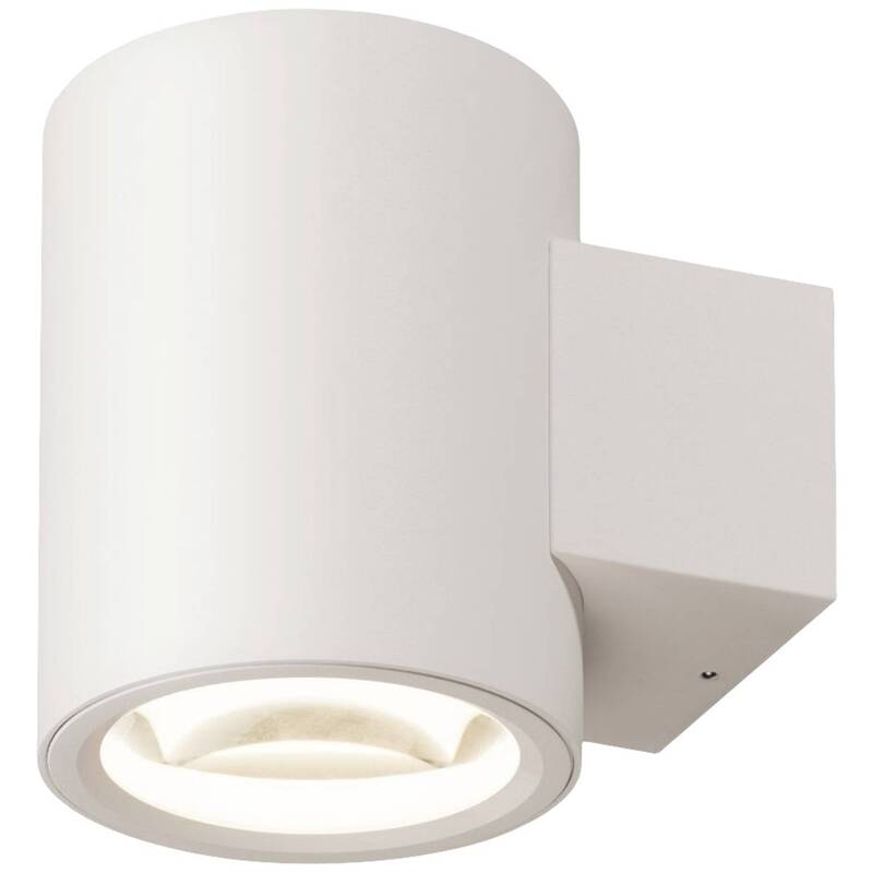 [neuwertig] B-ware Slv Wandleuchte Wandlampe Led Oculus Up Down Fest Eingebaut Weiß Aluminium 15w