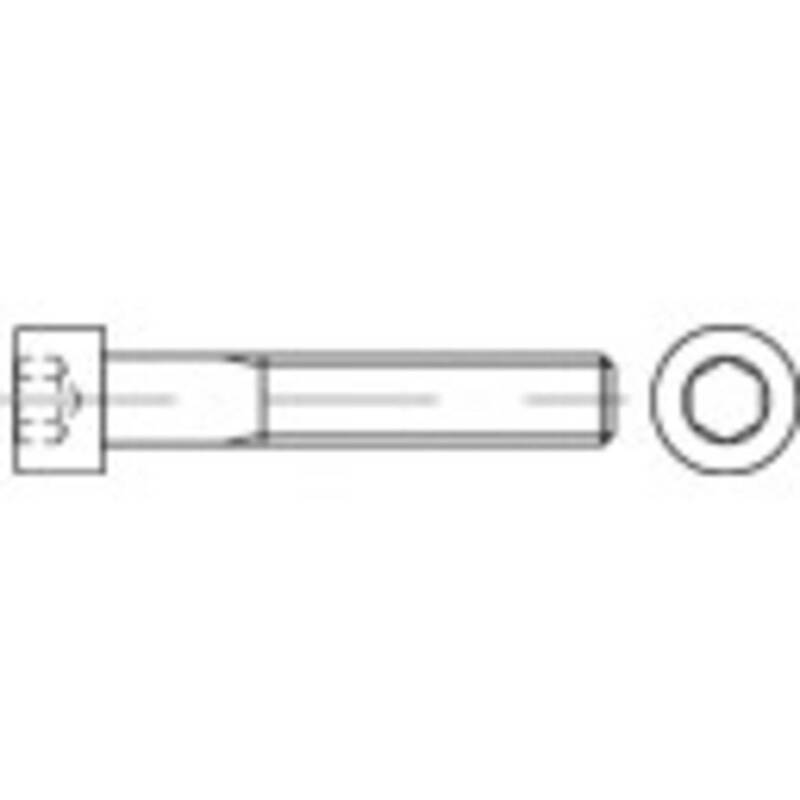 [neuwertig] B-ware Toolcraft Zylinderschrauben M10 65mm Innensechskant Stahl Verzinkt 100st