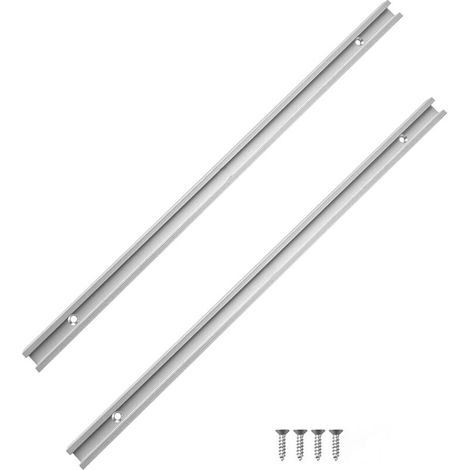T-nut-schiene, 2 Stück T-nut-schienen Aus Aluminiumlegierung, T-profilschiene Aus Aluminium, T-nutenführung