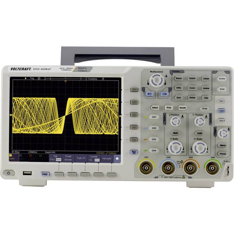 [neuwertig] B-ware Voltcraft Dso-6084f Digital Oszilloskop Funktionsgerät Elektrogerät Elektronik
