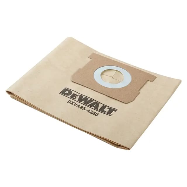 Set von 3 Papierfiltern dewalt natürlich passend dxv15t