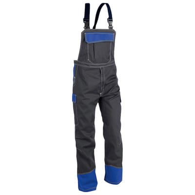 Kübler Workwear - Kübler Latzhose safety 6 psa 3 3780 anthrazit/kbl.blau Gr. 98