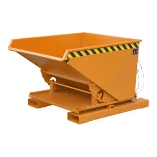 Bauer Kippbehälter 3S 600, lackiert, Gelborange