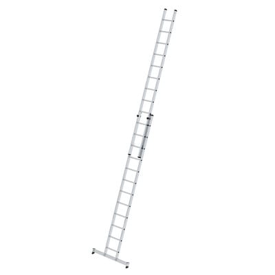 Günzburger Steigtechnik - Sprossen-Schiebeleiter 2tlg. mit nivello-Traverse 2 x 12 Sprossen - 020412