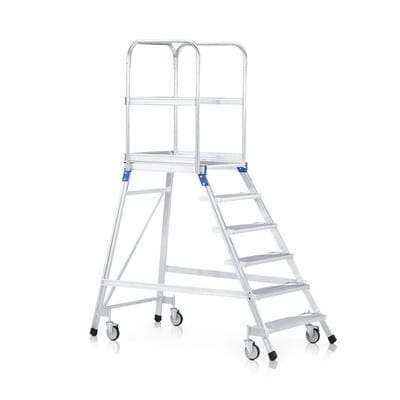 Podesttreppe fahrbar Zarges 41974 1,44m