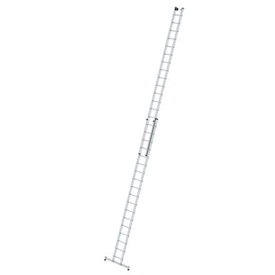 Günzburger Steigtechnik Sprossen-Schiebeleiter 2tlg. mit nivello-Traverse 2 x 18 Sprossen - 020418