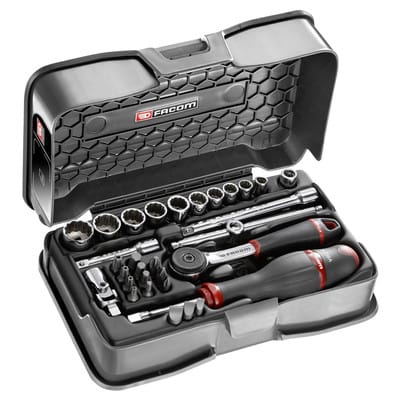FACOM Steckschlüssel-Set 1/4 R.161B, 31-tl