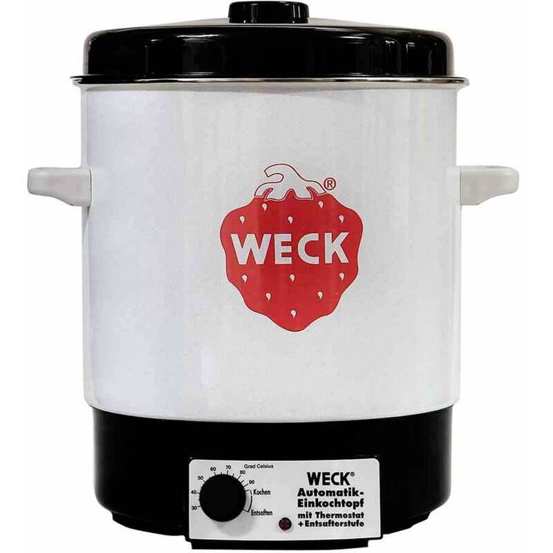 [neuwertig] B-ware Weck Einkoch-/heißgetränkeautomat 2000w Manuelle Temperatureinstellung Creme