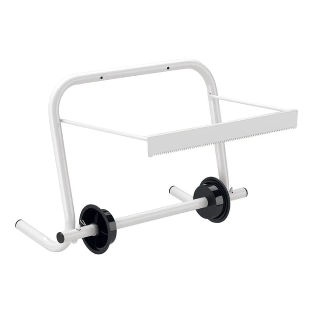 Papierrollenhalter bis ø 40 x 34 cm, Papierspender 31 x 45,5 x 38,5 cm, Putzrollenhalter aus Metall, Küchenrollenhalter Wandmontage - Wiltec