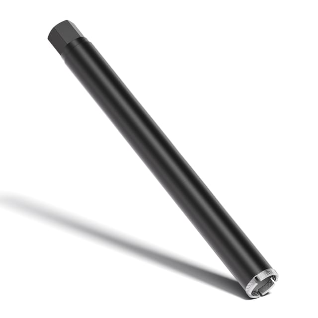 Wiltec Diamantbohrkrone Typ 2 (Mesh) Ø 52 mm, Bohrkrone 450 mm, 1¼ UNC Nassbohrkrone, Diamantbohrer für Beton, Stein, Granit