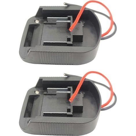 2pc Battery Adapter For 18v Lithium Battery Power Tool--