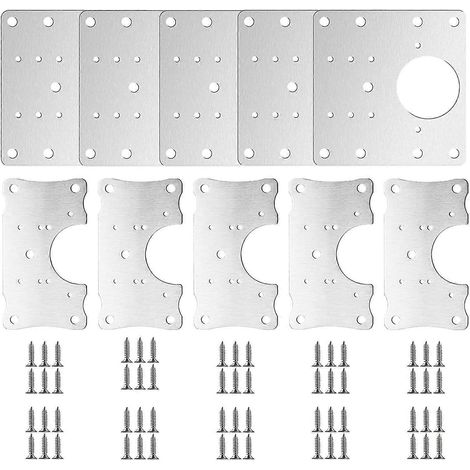 Hinge Mounting Repair Plate Stainless Steel Bracket Fixing Plate--
