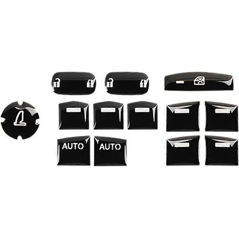 13pcs Window Switch Button Trim Cover Sticker For 2017-2021--