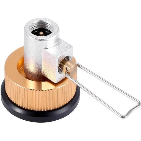 Camping Gas Stove Adaptor Valve Canister Gas Convertor Shifter Refill--