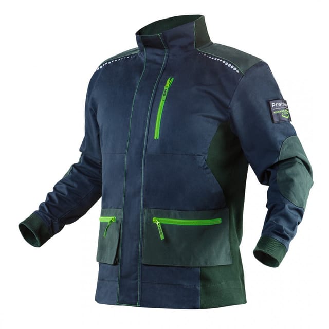Premium-Arbeits-Sweatshirt, 62 % Baumwolle, 35 % Polyester, 3 % Elastan, Größe M