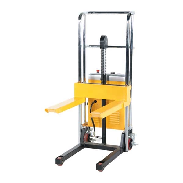Semi-elektrischer Stapler 400kg - Abnehmbare Plattform 650x550mm - Max. Hubhöhe 1500mm - Verwendung von Gabeln - Effiziente Handhabung - 1841044215