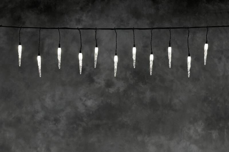 [gebraucht] B-ware Konstsmide Led Lichterketten-system-erweiterung Eiszapfen Licht 24v Warmweiß