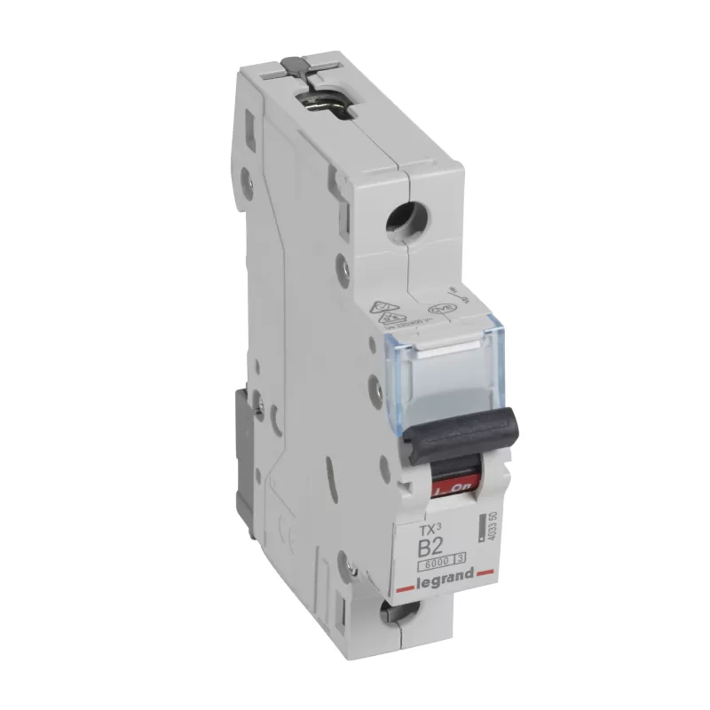 Legrand Tx3 Leitungsschutzschalter B-charakteristik, 2a, 1-polig, 6ka, 230/400vac, 1te 403350