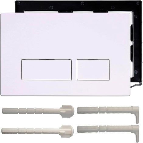 Toilet Plaque De Déclenchement, Chasse Deau Compatible With Geberit Sigma, Up300 Et Up320, With Double Flush Equipped With A Set Of Hunting Levers And Installation Frame