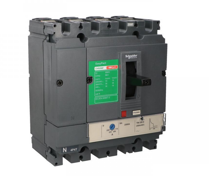 Leistungsschalter 250a 4p 36ka Easypact Compact Cvs Cvs250 Tm250d Lv525353