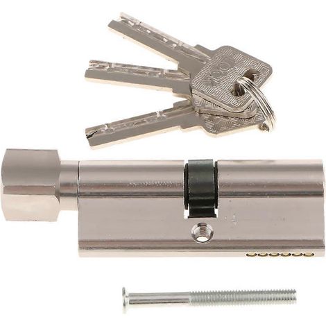 Accessoires Pour Serrure À Cylindre De 70 Mm : Cylindre De Serrure De Porte Intérieure En Alliage De Zinc