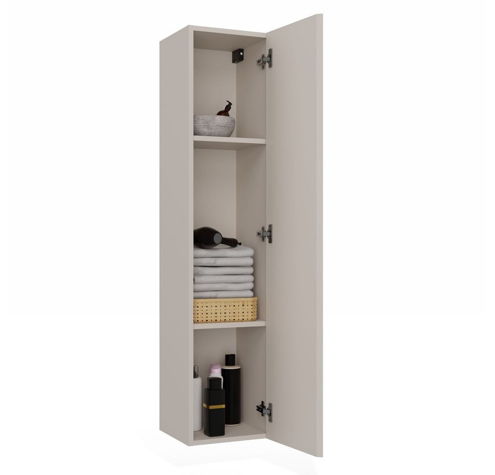 Tigo 1d Wand-badezimmerschrank Mit Geriffelter Front Bild 3
