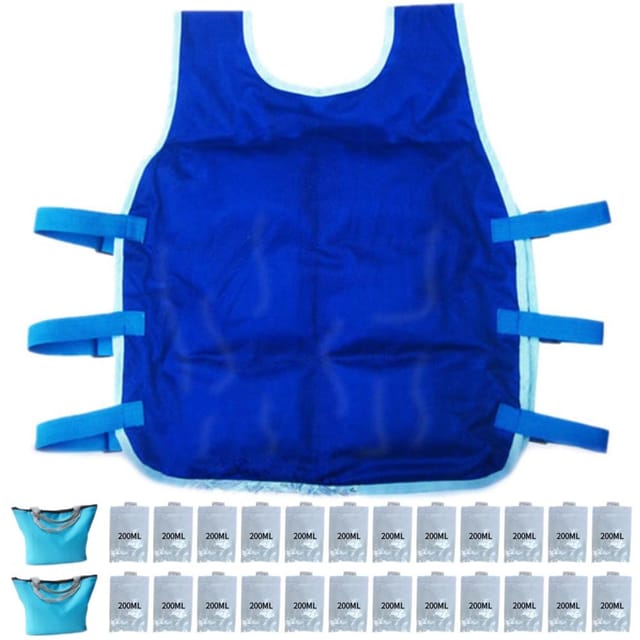 Kühljacke mit Kühlakkus für Damen und Herren – ideal für Outdoor-Sport und Arbeit bei warmem Wetter