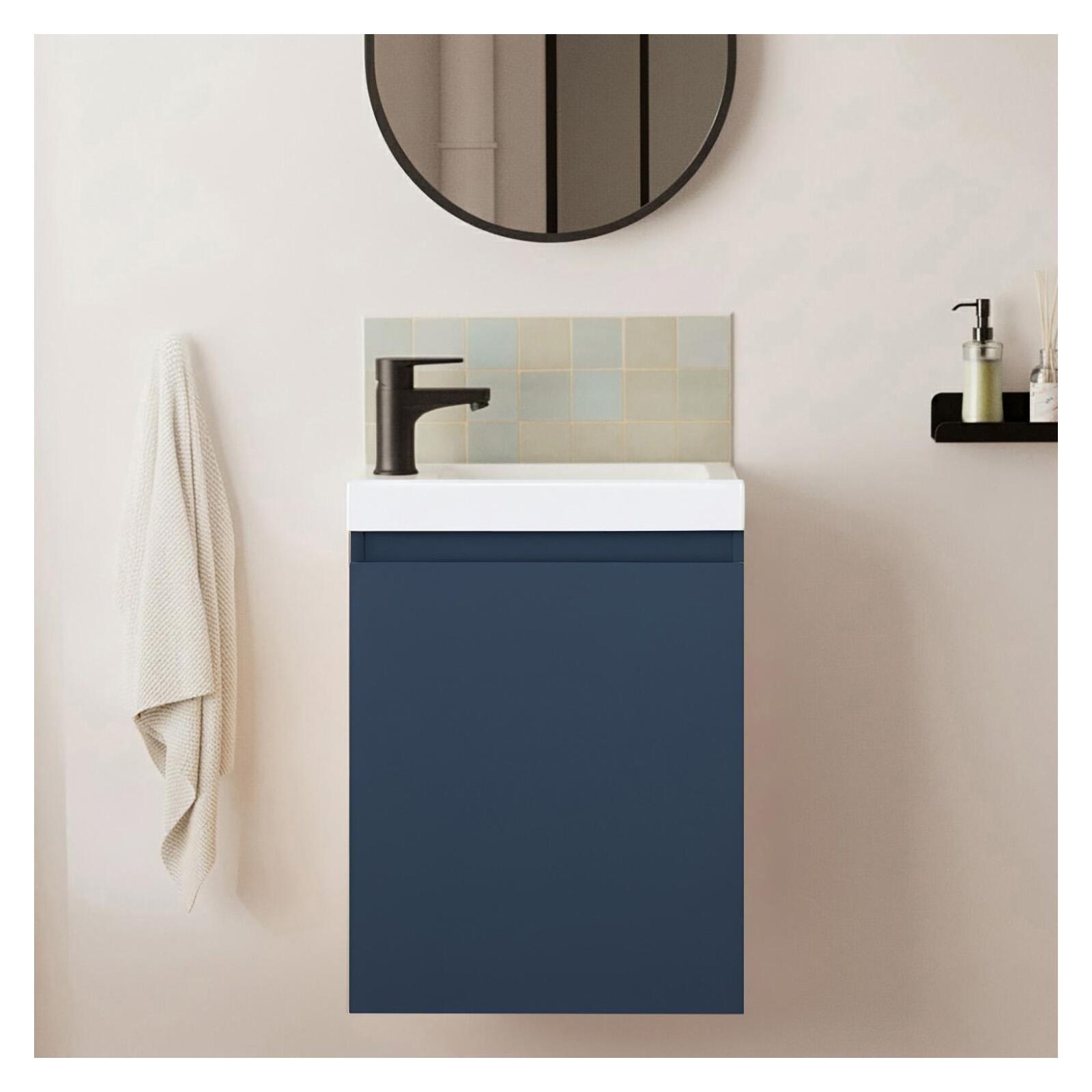 Meuble Lave-mains Lisa + Robinet Noir