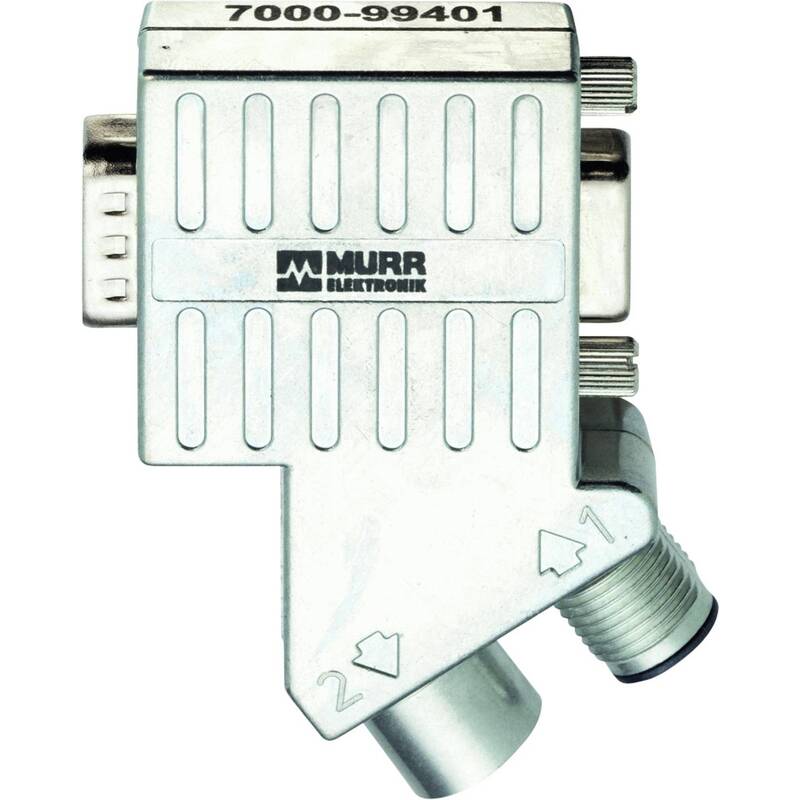 [neuwertig] B-ware Murrelektronik Adapter Verbindung Profibus M12 Dsub Sensor Aktor Kupplung 35grad