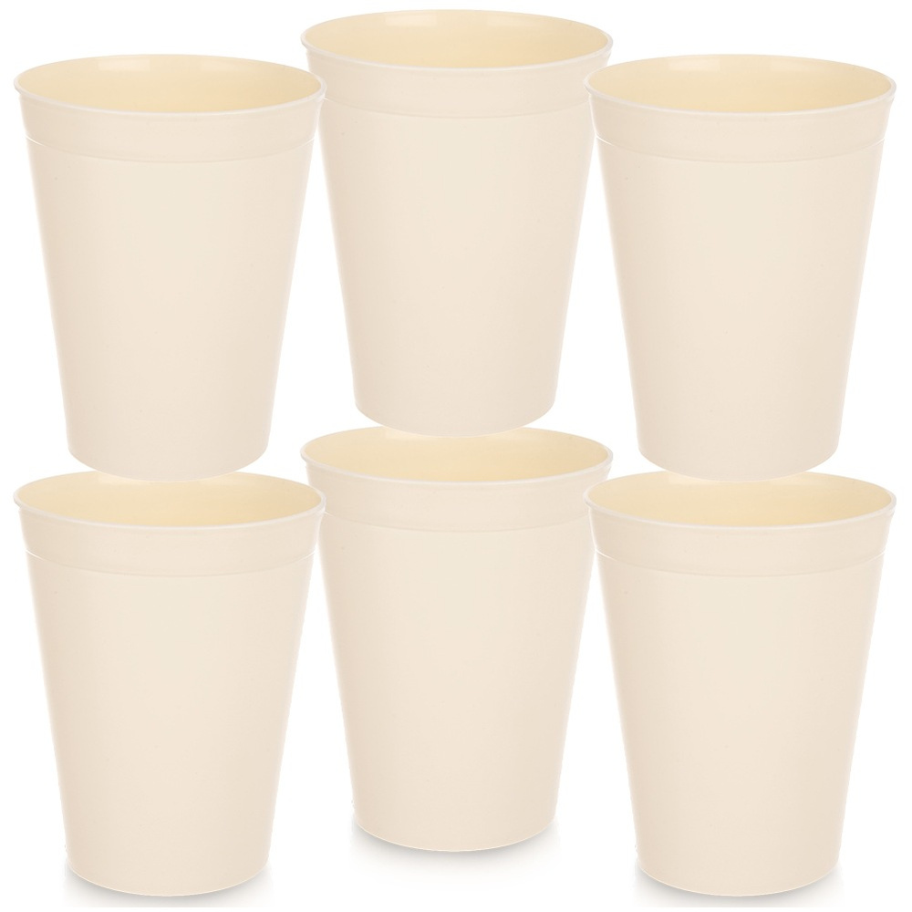 Wiederverwendbare Kunststoffbecher Für Getränke Und Säfte, Set Mit 300 Ml, 6 Stück