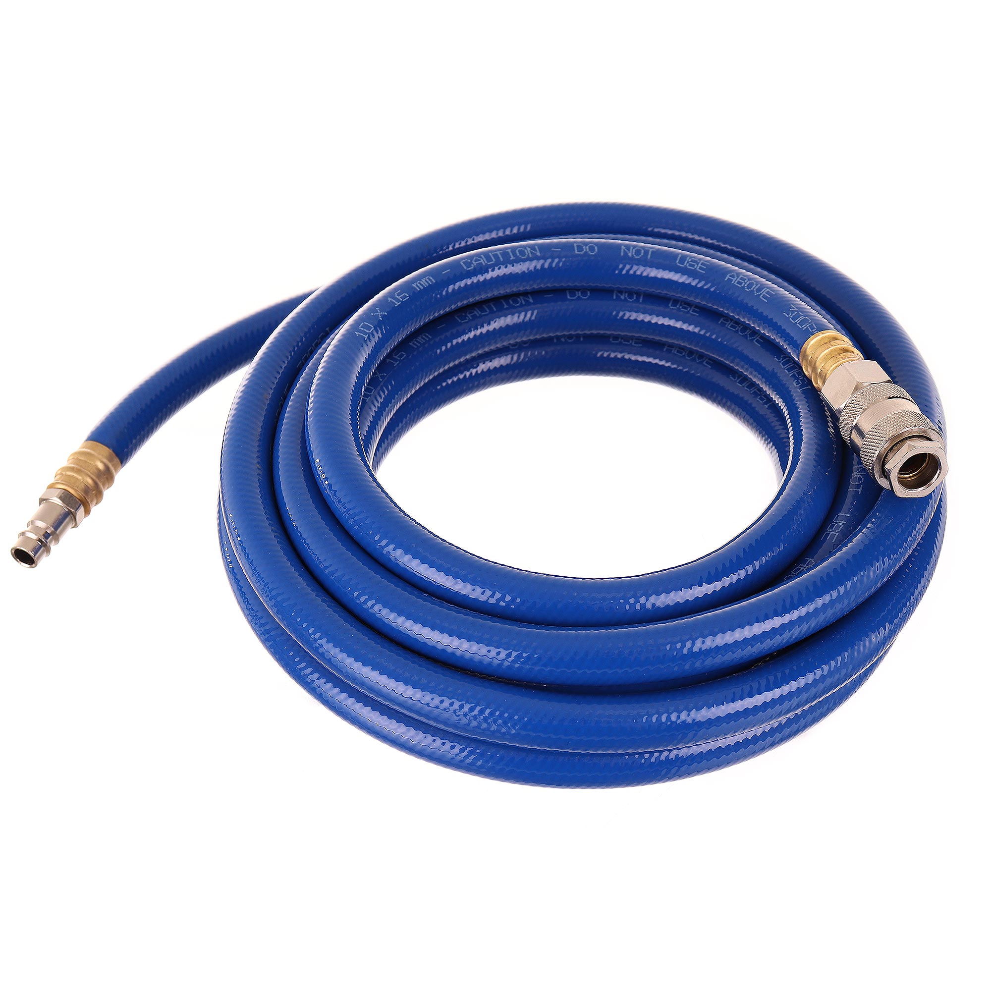 Verstärkter Pvc-pneumatikschlauch, 5 M, 10 X 16 Mm, Schnellkupplungsset