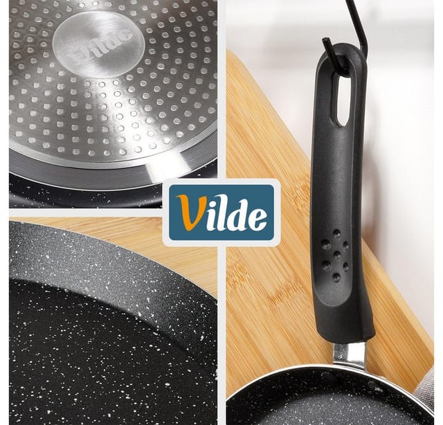 Antihaftbeschichtete Granit-pfannkuchenform Für Gasinduktion, 28 Cm