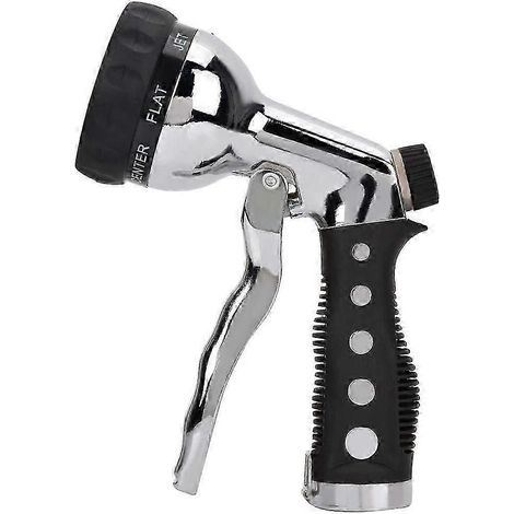 Gargen Water Gun, Zinc Alloy Water Sprayer Spray Hose Nozzle 3/4" High Pressure Garden Yard Sprayer Car Washing Tool For Plants Watering, Cleaning