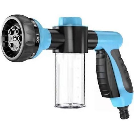 Portable High Pressure Water Gun Car Wash Garden Adjustable Nozzle Hose Watering Gun Lawn Hose Multifunction Irrigation Sprayer