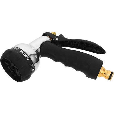 Metal Water Gun Hose Nozzle For Outdoor Use Ergonomic Garden Sprayer