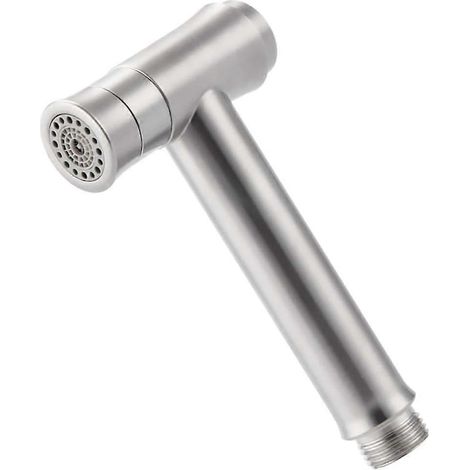 Toilet Seat Bidet Sprayer - Bathroom Faucet Bathtub Washing Car Shower Stainless Steel Diaper Cleaning Nozzle, 2 Modes, One Press