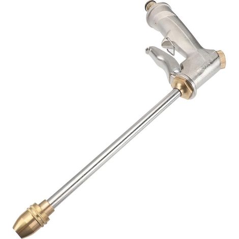 Water Gun Spray Head Multi-purpose For Car Use Silver Nozzle