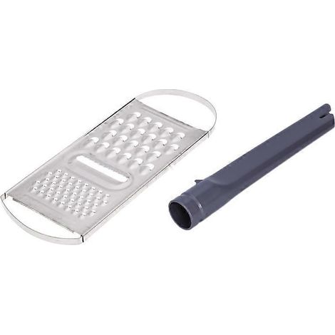 2 Pcs Kitchen Accessories: 1 Pcs Stainless Steel Peeler Grater 25.4 Cm Long Strip & 1 Pcs Flat Suction Nozzle Head