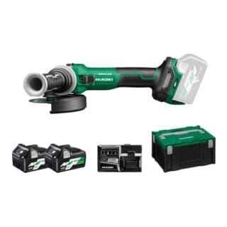 Schleifmaschine Ø125mm 36V Brushless mit selbstblockierendem Schalter - Variable Geschwindigkeiten Hikoki G3613DVEWQZ