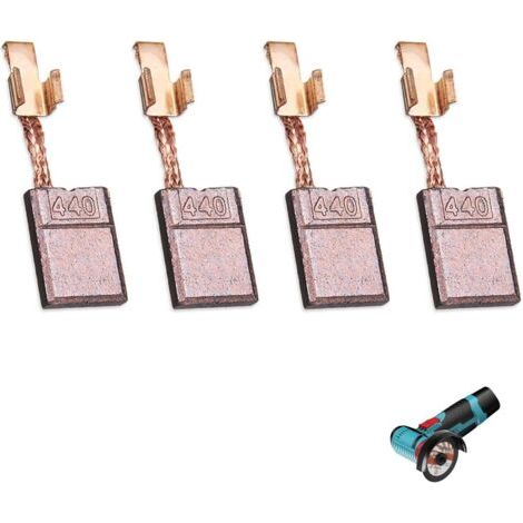4pcs Carbon Brushes For Cb440 For Drill Driver, Carbon Brush Copper 18v 14.4v, Replacement For Drill Motor And Screwdriver For Cb440 Cb448 Ddf456 Dhp456 Bdf452 Dtd14
