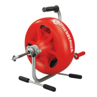 Hand-Rohrreinigungsgerät Typ 3S mit Spirale, 13mm x 15m, 16K - 72003 - Rothenberger
