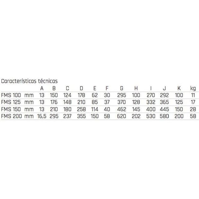 Präzisions-Maschinenschraubstock fms 150 Optimum