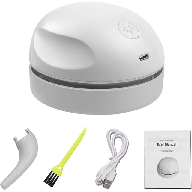 Tischstaubsauger mit USB-Aufladung, Reinigungsbürste für Saugdüsen, abnehmbares Design und tragbarer Mini-Tischstaubsauger, bester Reiniger zum