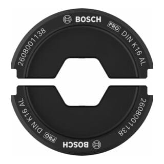 Bosch Accessories 2608001138 2608001138 Crimpeinsatz Rohrkabelschuhe, Rohrverbinder 50 bis 50 mm²
