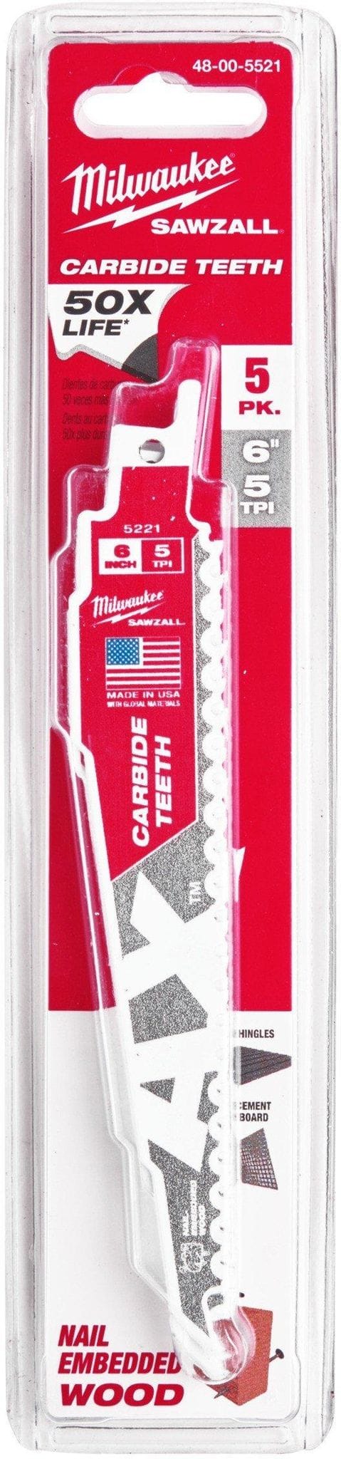 Sägeblatt milwaukee s tct ax kohlenstoff 150 mm 5 zähne