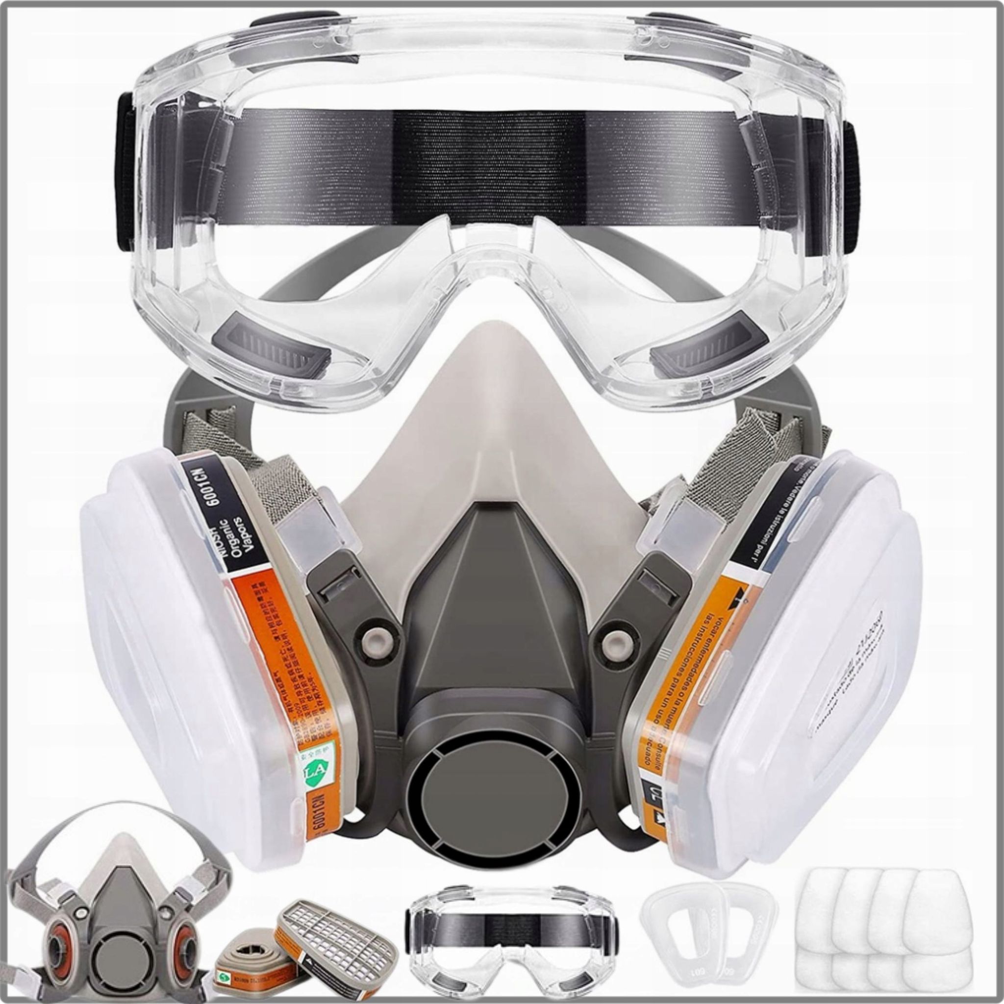 Brille + Maske Mit Filter Kd10032