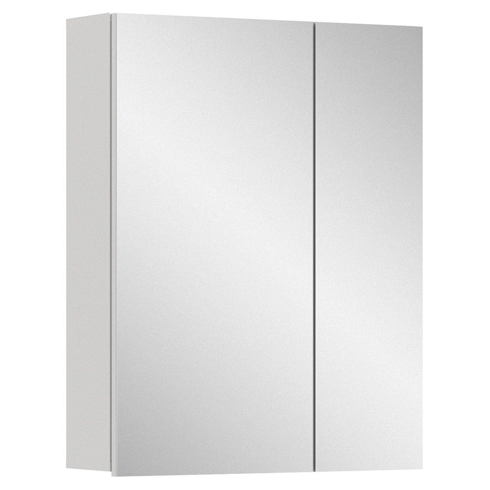 Badezimmer Spiegelschrank Mit 60 Cm Breite In Weiß, 2 Spiegeltüren- Vellore-158