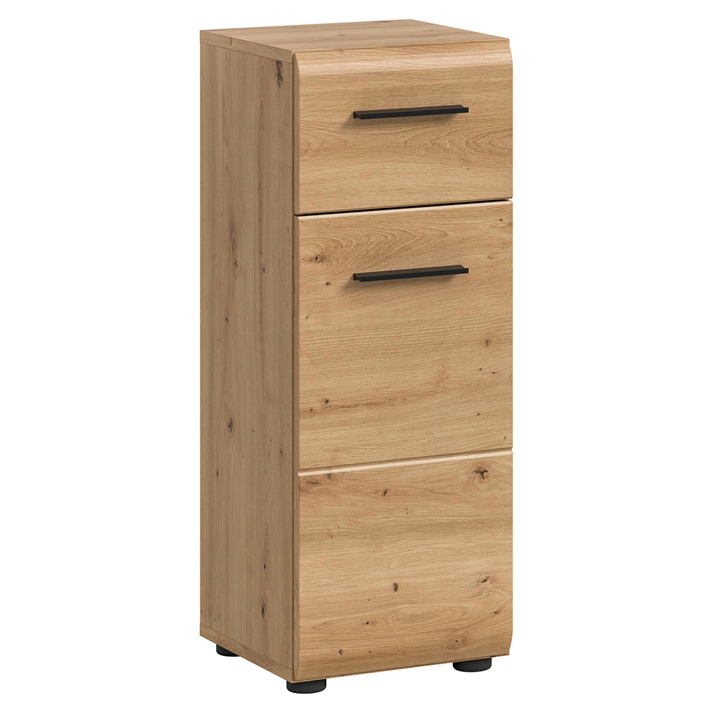 Badezimmer Unterschrank Mit 30 Cm Breite In Eiche, 1 Schublade & 1 Tür - Iggesund-158