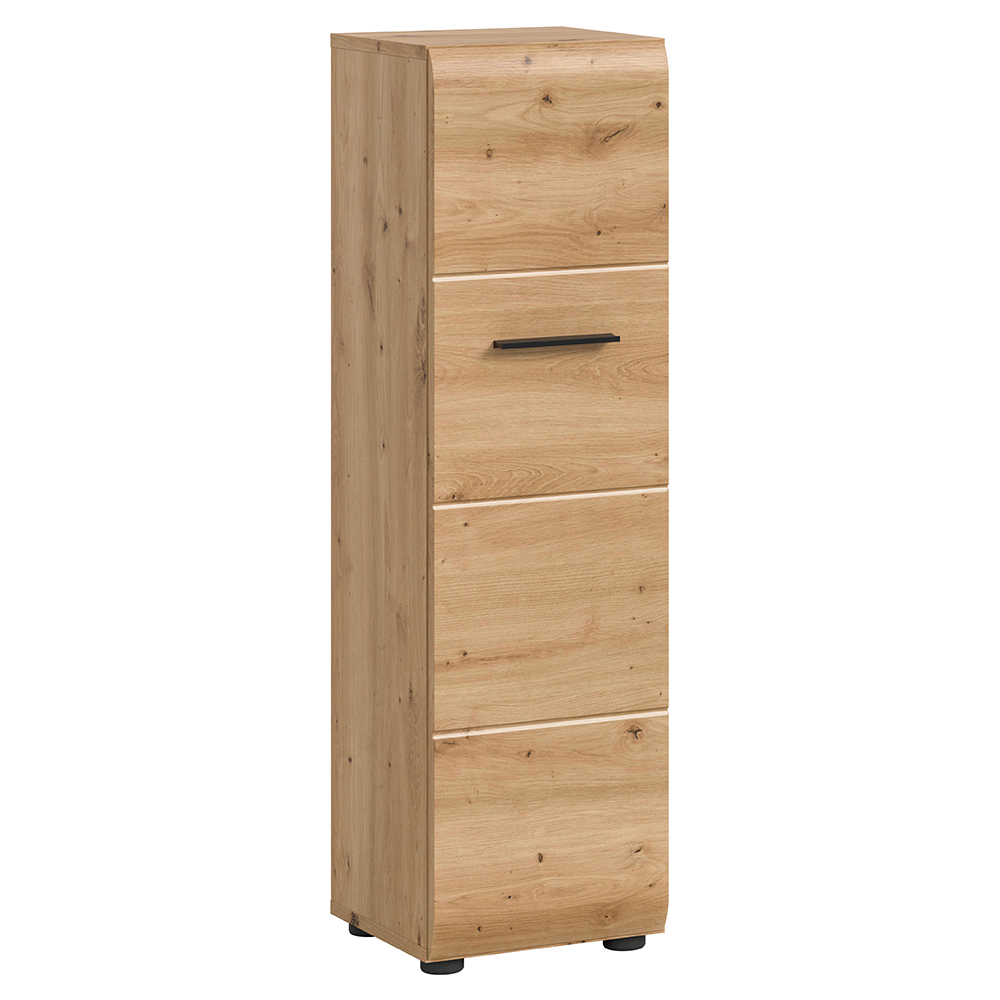 Badezimmer Midischrank Mit 30 Cm Breite In Eiche, 1 Tür, Stehend/hängend Montierbar - Iggesund-158