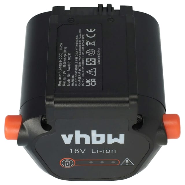 Vhbw - Akku kompatibel mit Gardena EasyCut Li-18/23 (9824-42)(2500mAh, 18V, Li-Ion)